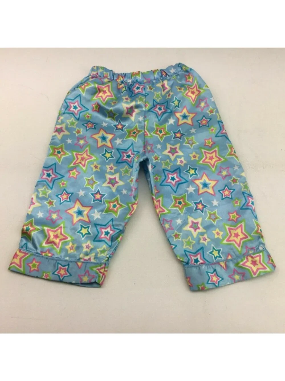 Gyrl Co Girls Button Down Shirt 2pc Pajama Night Set Outfit Blue Stars Size 4